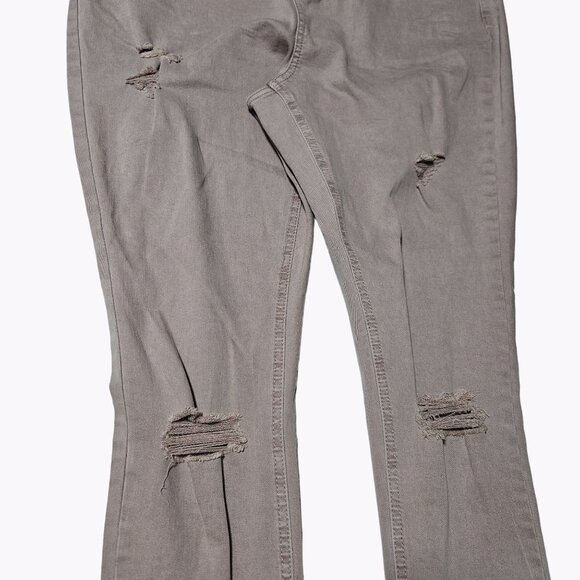 Rue 21 High Rise Jegging Jeans Womens Size 14 Pink Ripped Denim Pants New - Picture 4 of 7